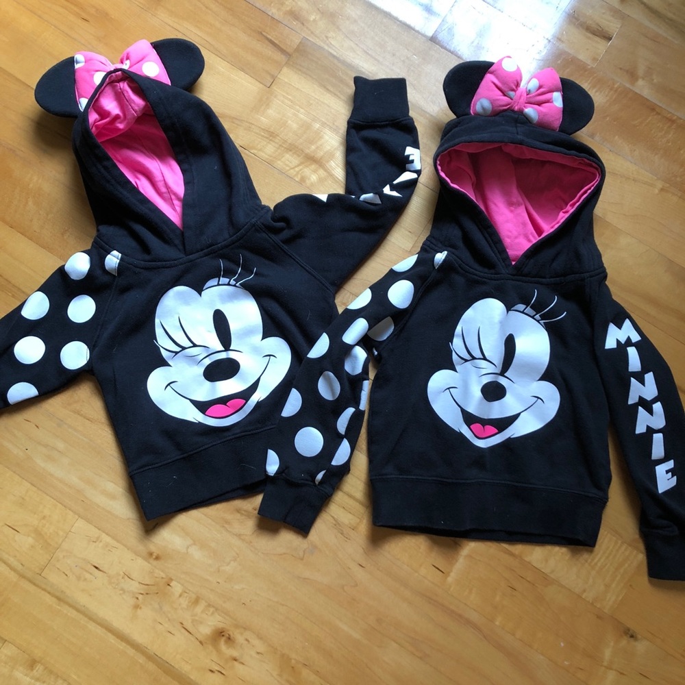 Disney Store Sister Set Sweatshirts $33 for both!